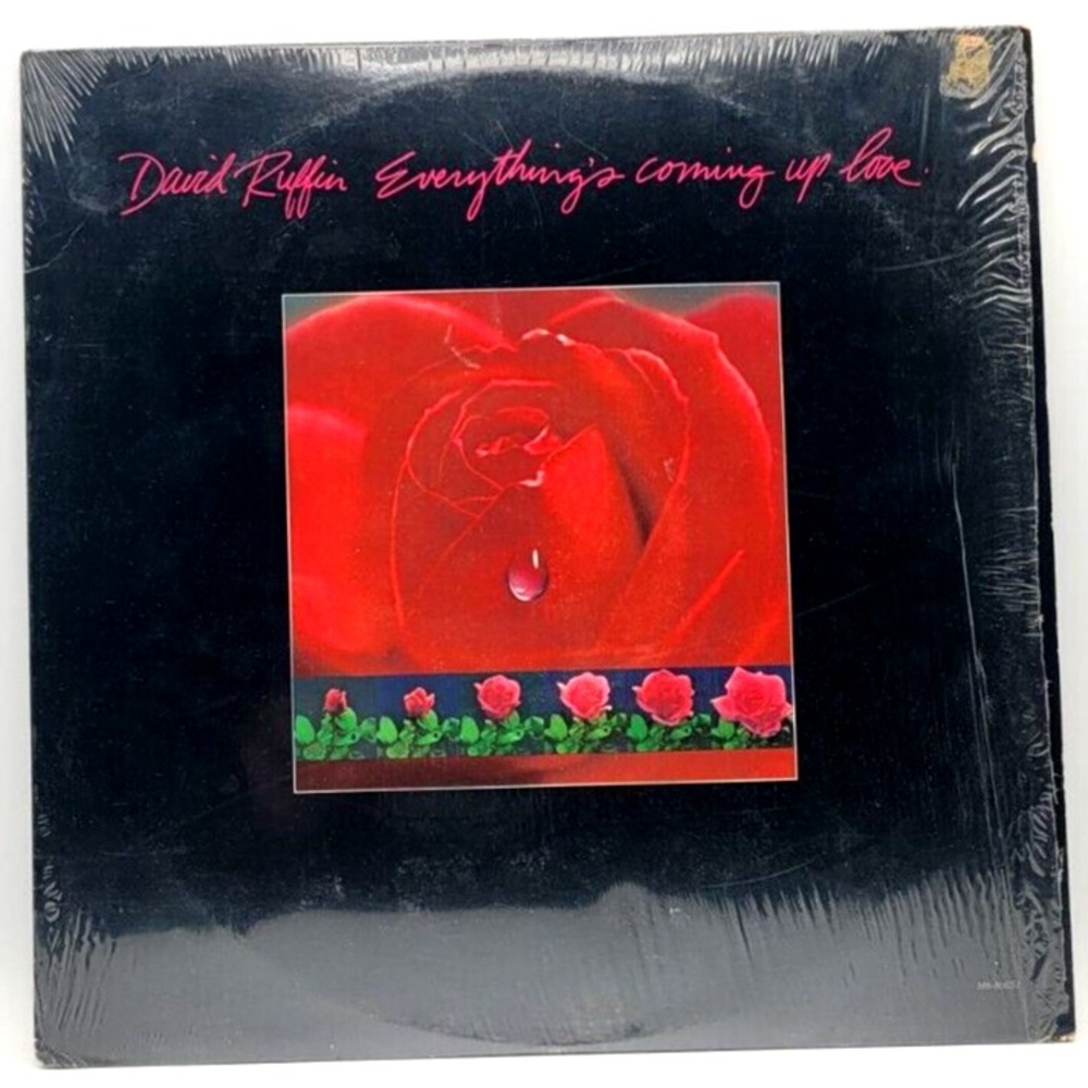 DAVID RUFFIN - EVERYTHING'S COMING UP LOVE - SOUL LP RECORD IN SHRINK MOTOWN